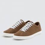 Brown Sneakers With Patch