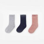 3 Pack Of Shiny Socks