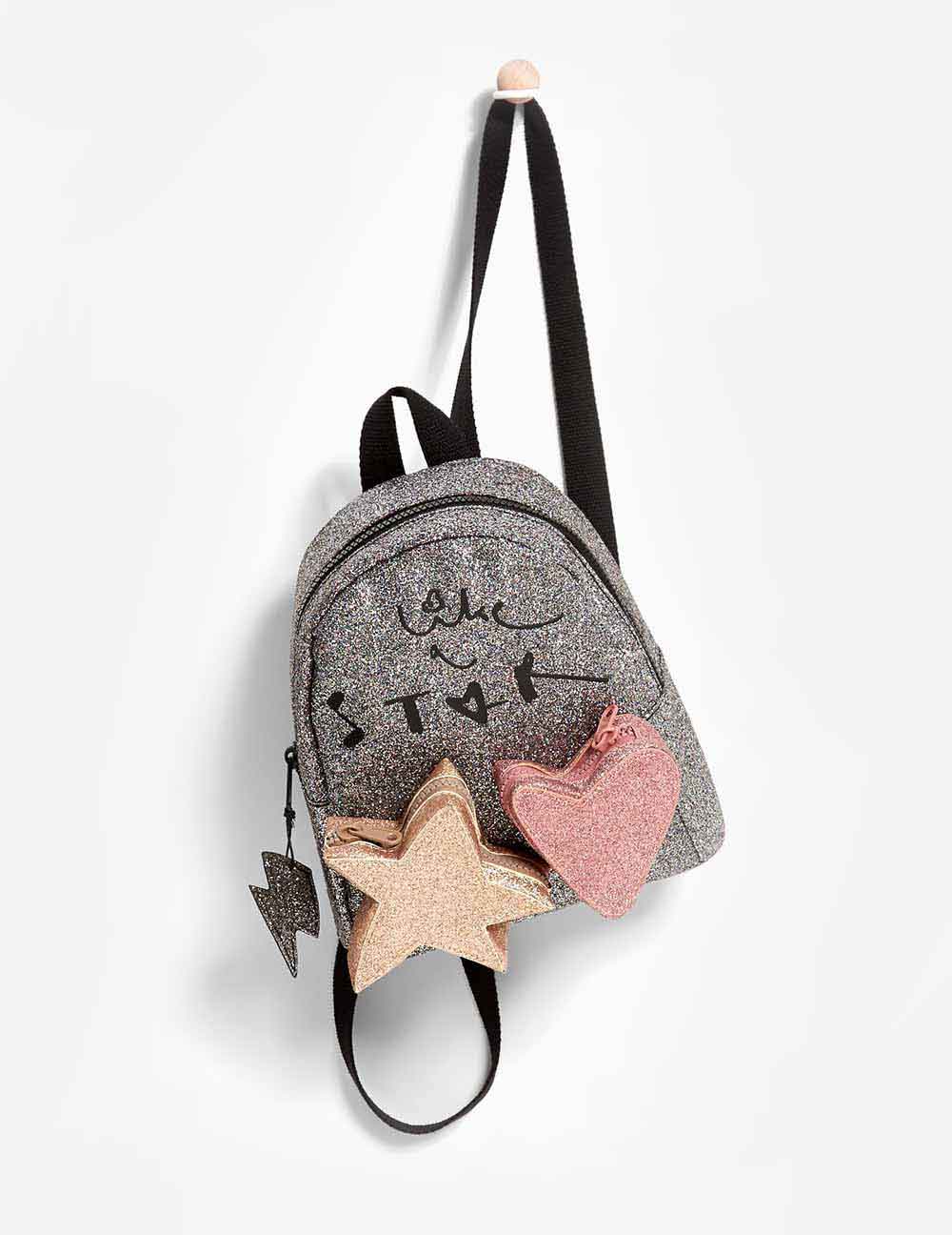 Glittered Mini Backpack