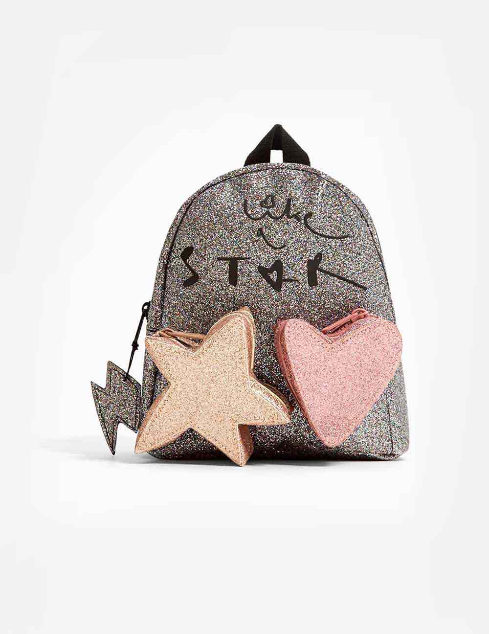 Glittered Mini Backpack