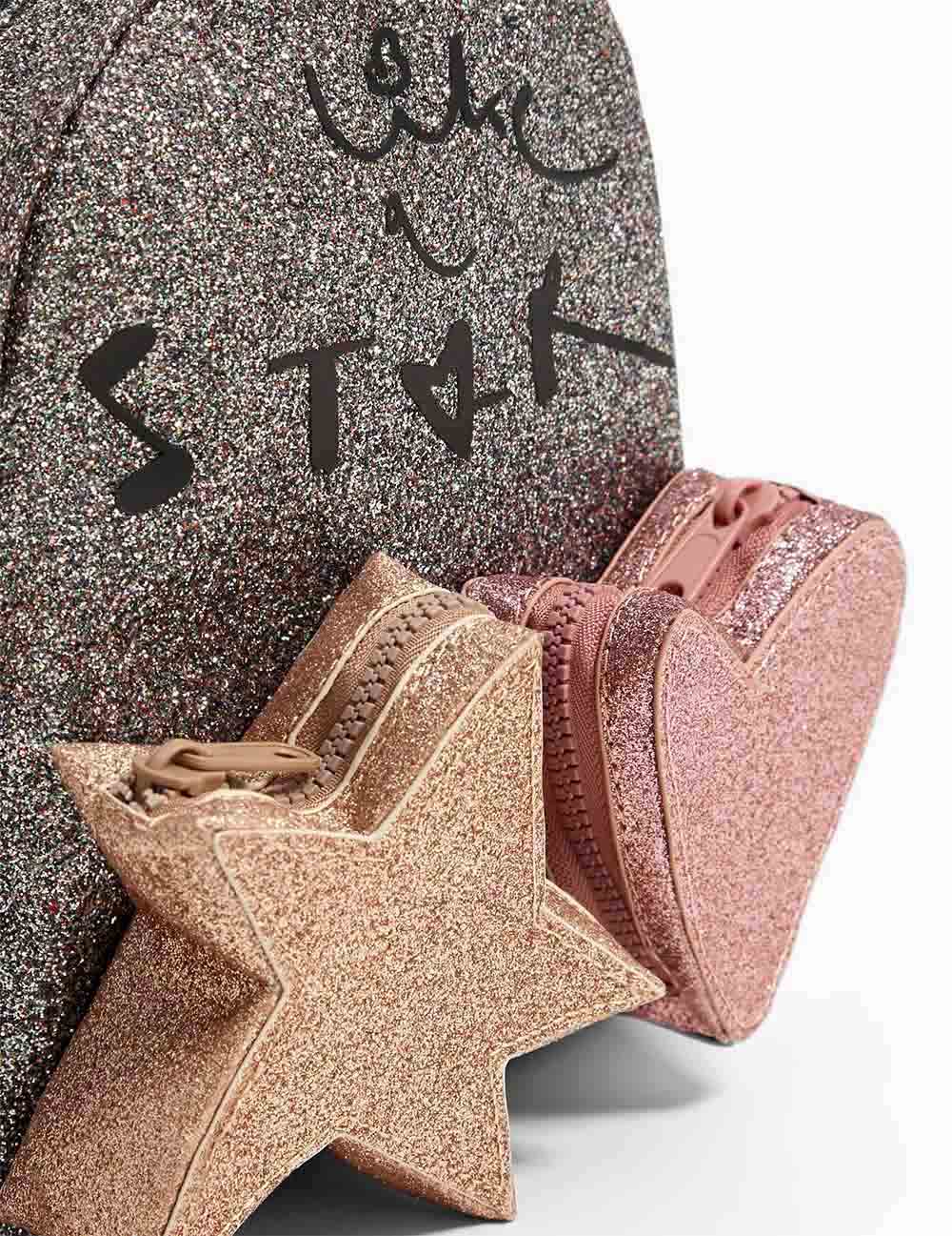 Glittered Mini Backpack