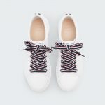 White Lace Up Trainers